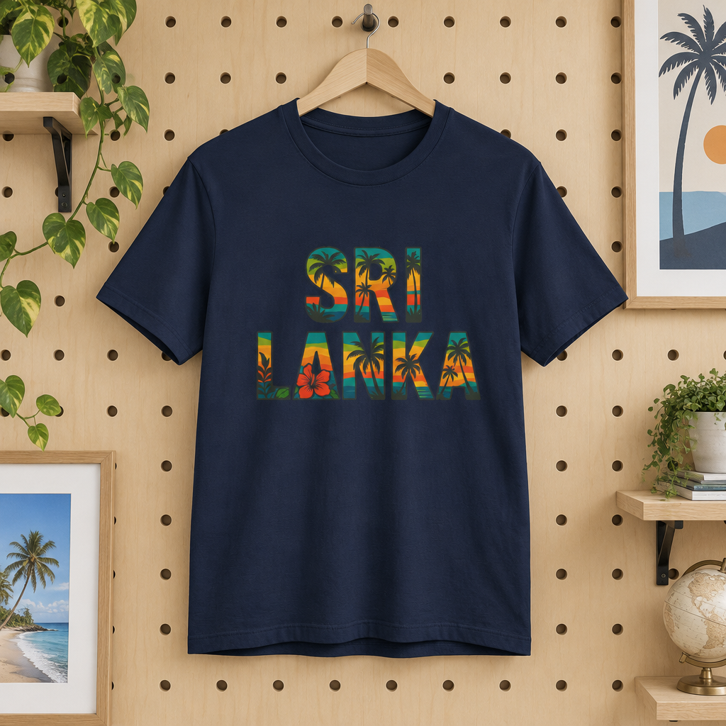 Sri Lanka Tropical Graphic T-Shirt | Unisex Heritage Gift