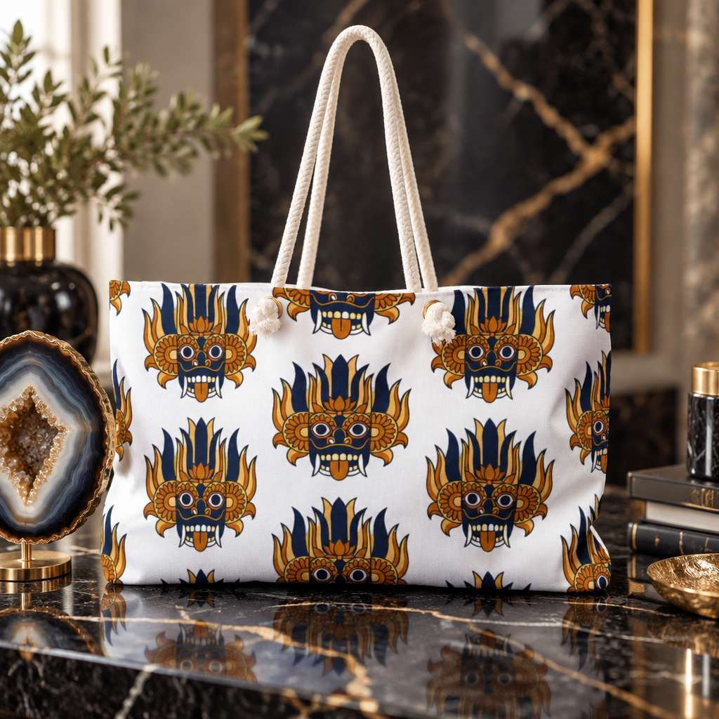 SriLanka Mask Pattern Weekender Bag