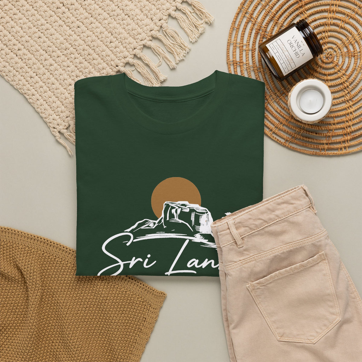 Sri Lanka Unisex T-Shirt  Coastal Travel Souvenir