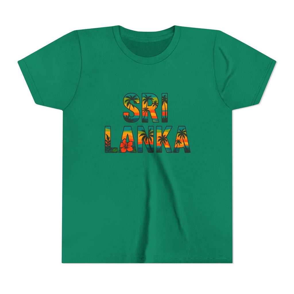 Sri Lanka Tropical Youth T-Shirt | Kids’ Heritage Gift
