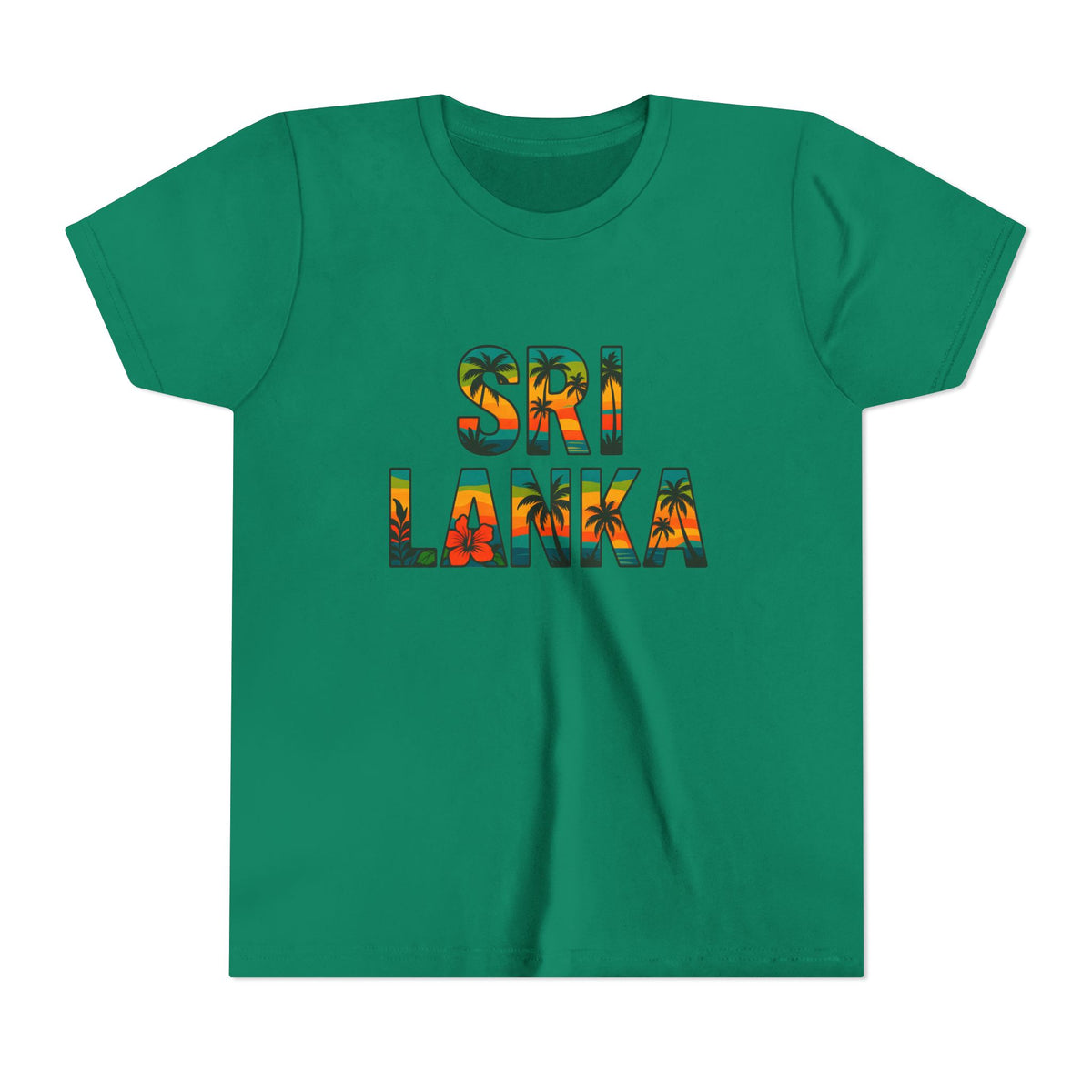 Sri Lanka Tropical Youth T-Shirt | Kids’ Heritage Gift