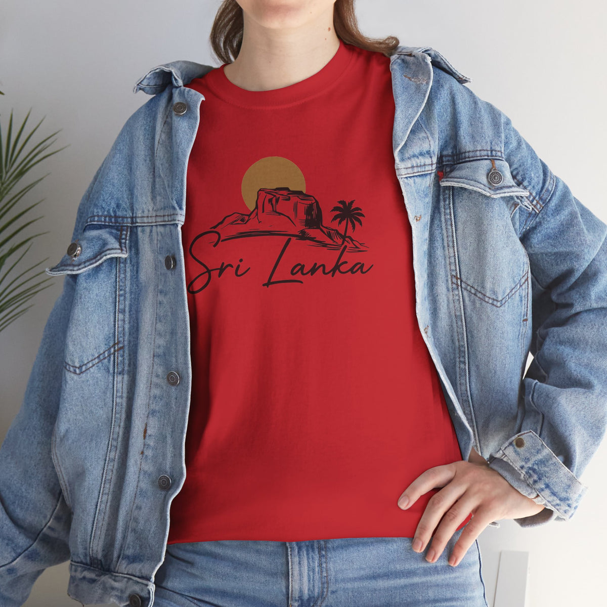 Sri Lanka Unisex T-Shirt  Coastal Travel Souvenir