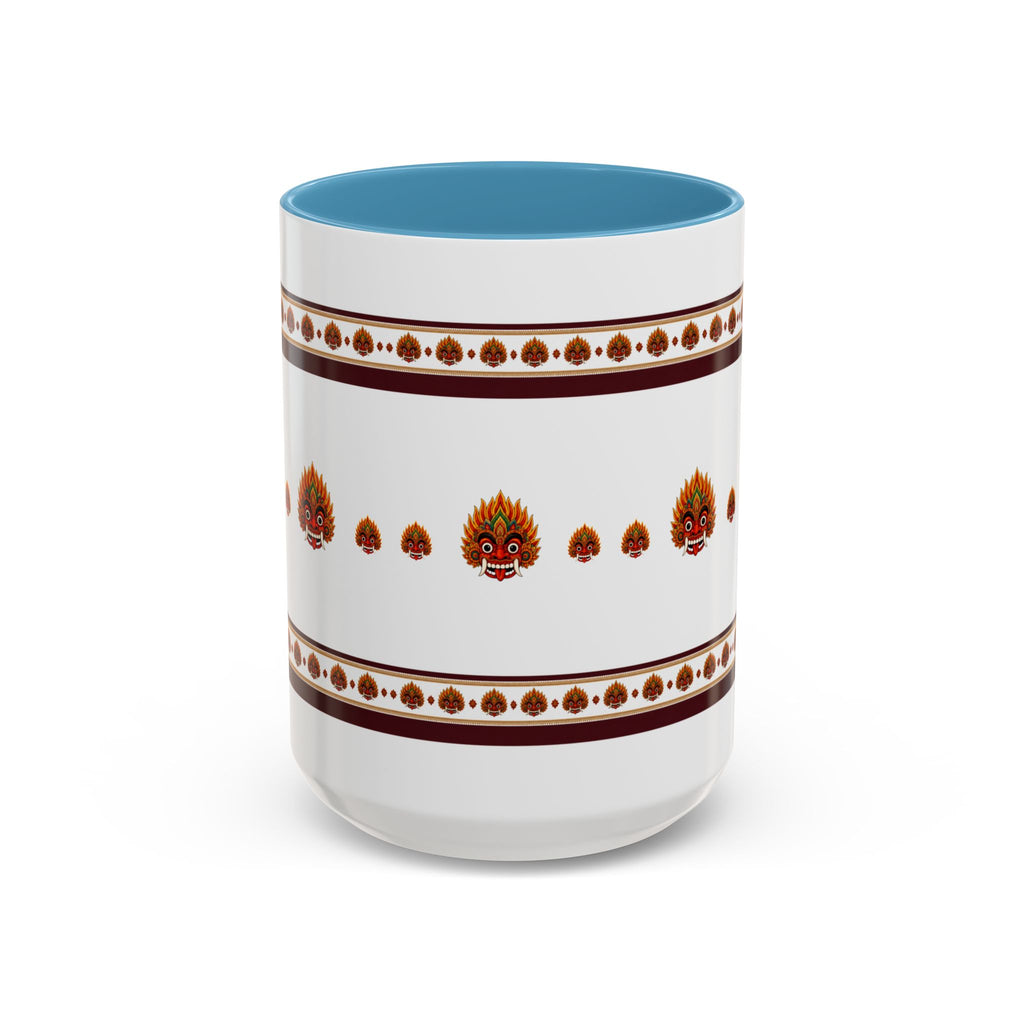 Raksha Mask Accent Coffee Mug Sri Lankan Design