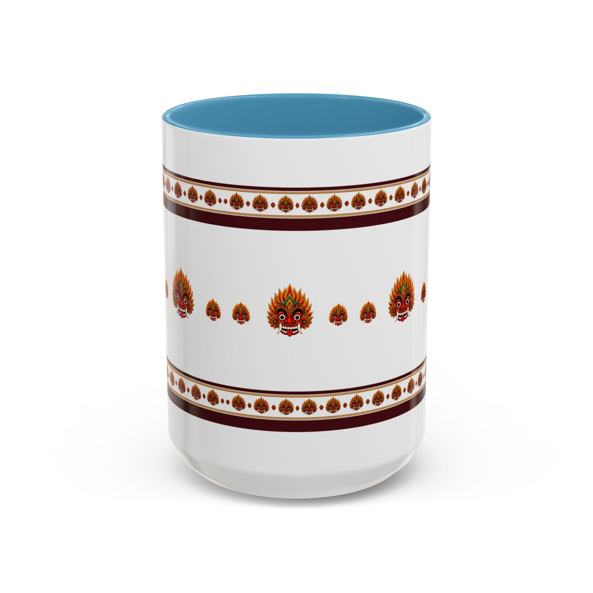 Raksha Mask Accent Coffee Mug Sri Lankan Design