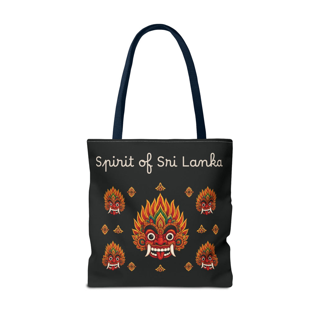 Sri Lankan Gift Tote Bag Spirit of Sri Lanka Raksha Mask Design
