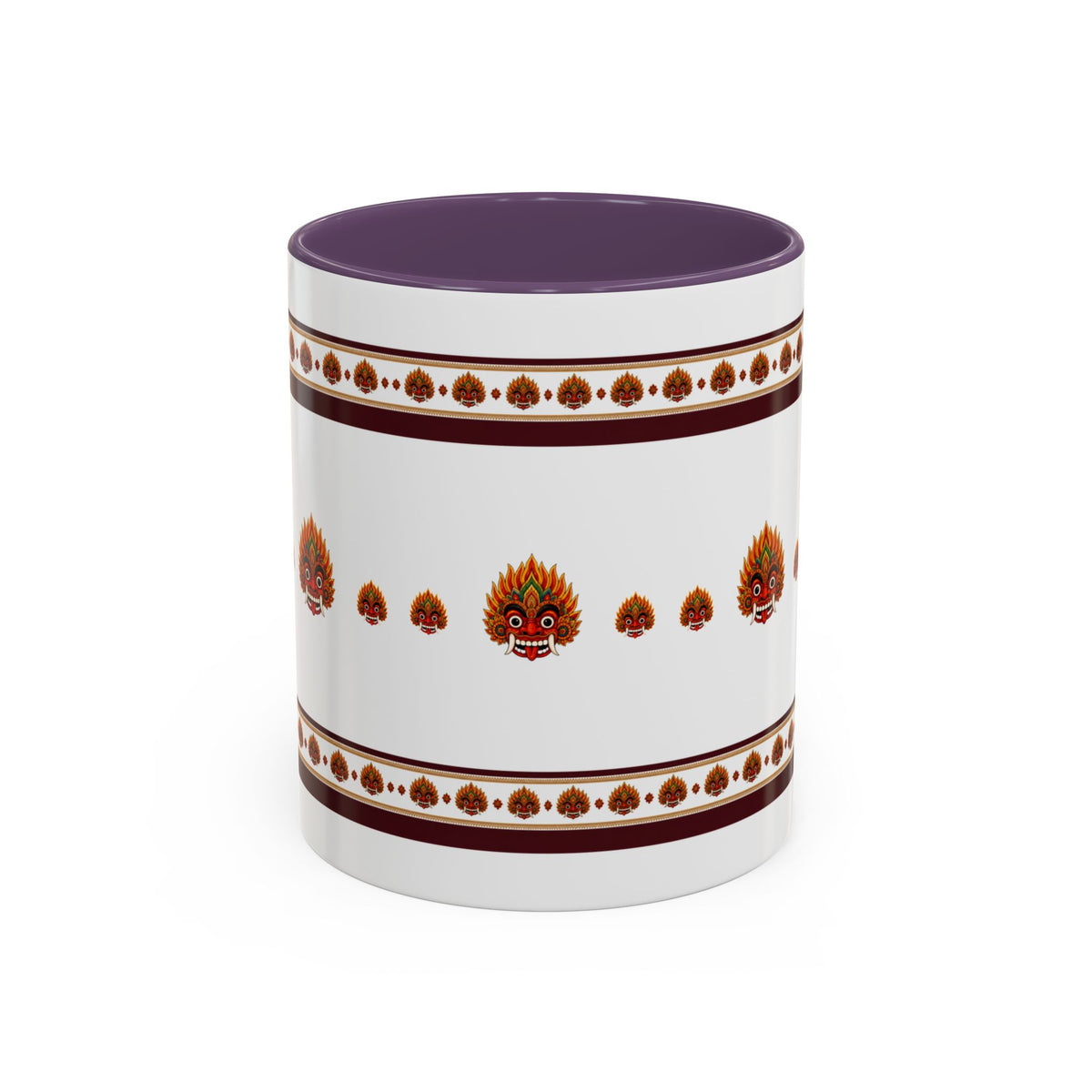 Raksha Mask Accent Coffee Mug Sri Lankan Design