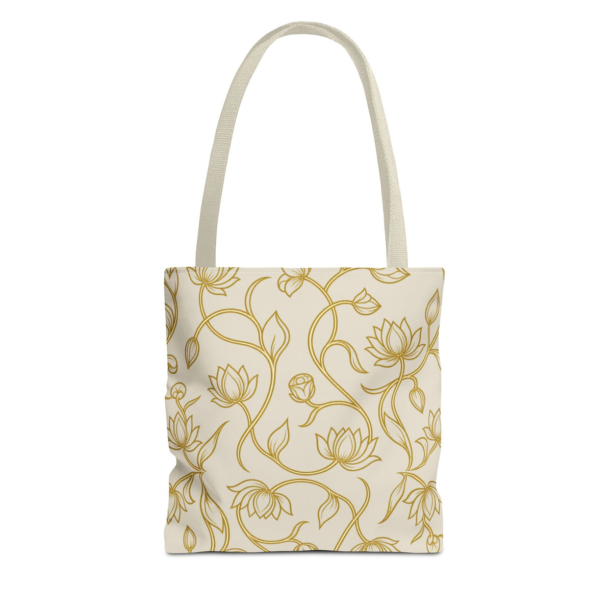 Ceylon Lotus Tote Bag Sri Lankan Temple Flower Canvas Shopper
