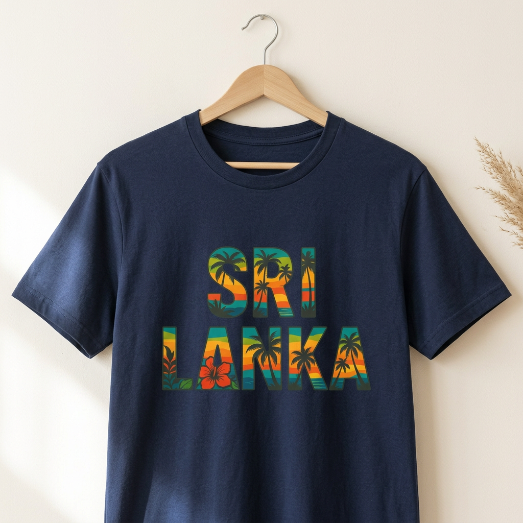 Sri Lanka Tropical Graphic T-Shirt | Unisex Heritage Gift