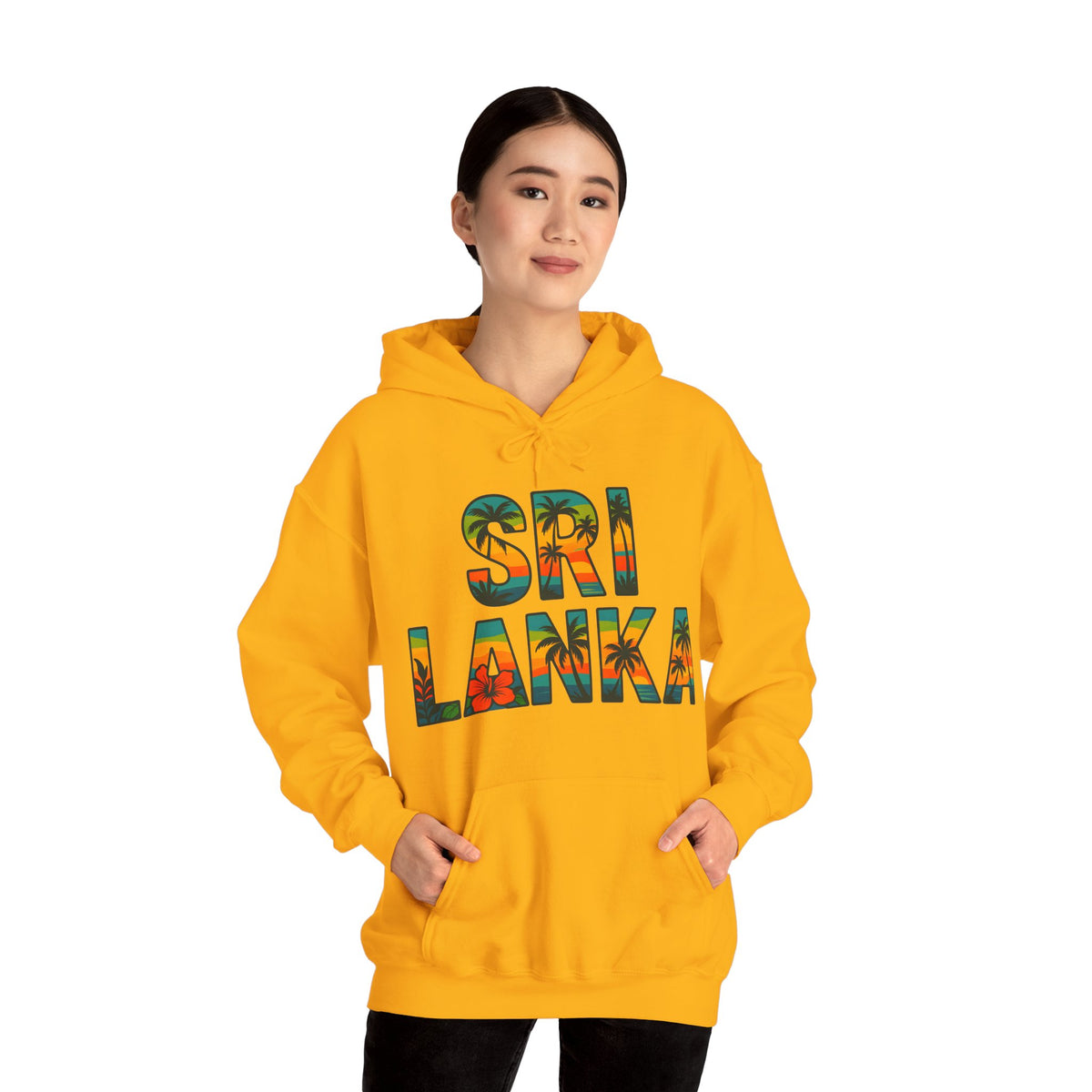 Sri Lanka Tropical Graphic Hoodie | Unisex Heritage Gift