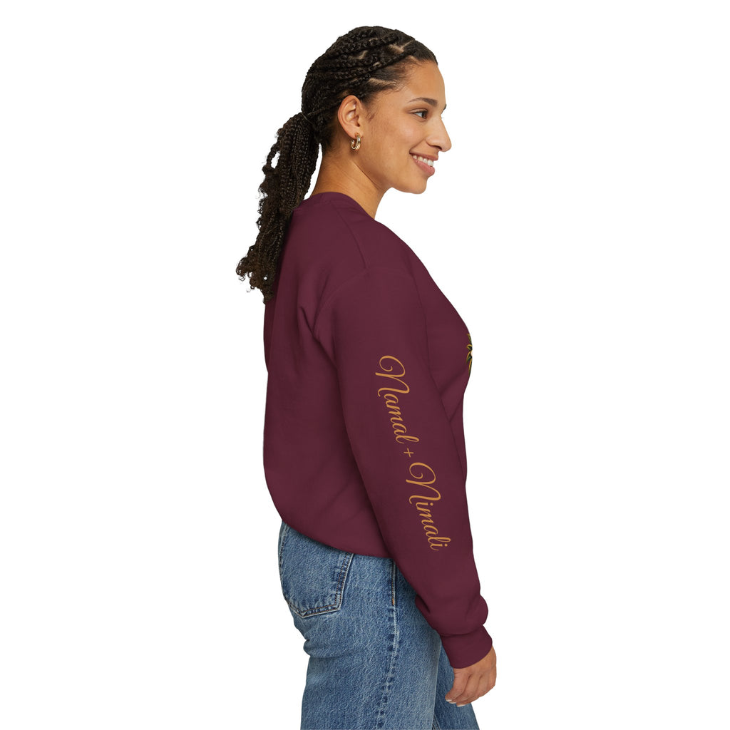 Personalized Sri Lanka Wedding Sweatshirt | Name on Right Sleeve