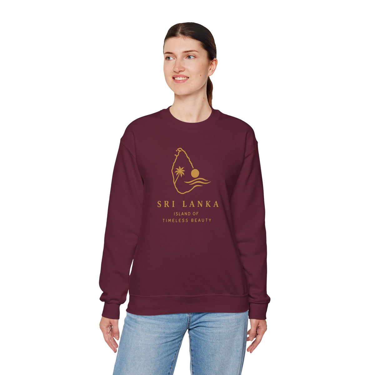 Sri Lanka Sunset Unisex Crewneck Sweatshirt Island Beauty