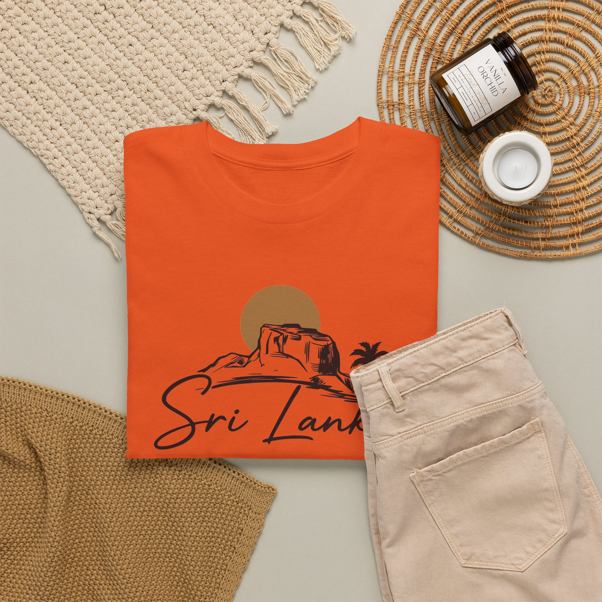 Sri Lanka Unisex T-Shirt  Coastal Travel Souvenir