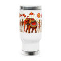 Sri Lanka Elephant Procession Travel Mug | 14oz Stainless Steel