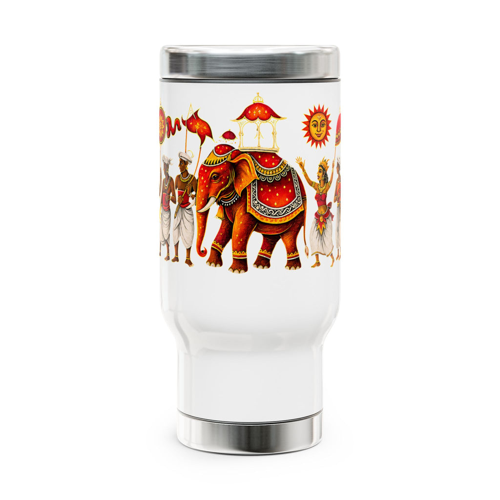Kandy Esala Perahera Travel Mug | Sri Lankan Heritage Gift