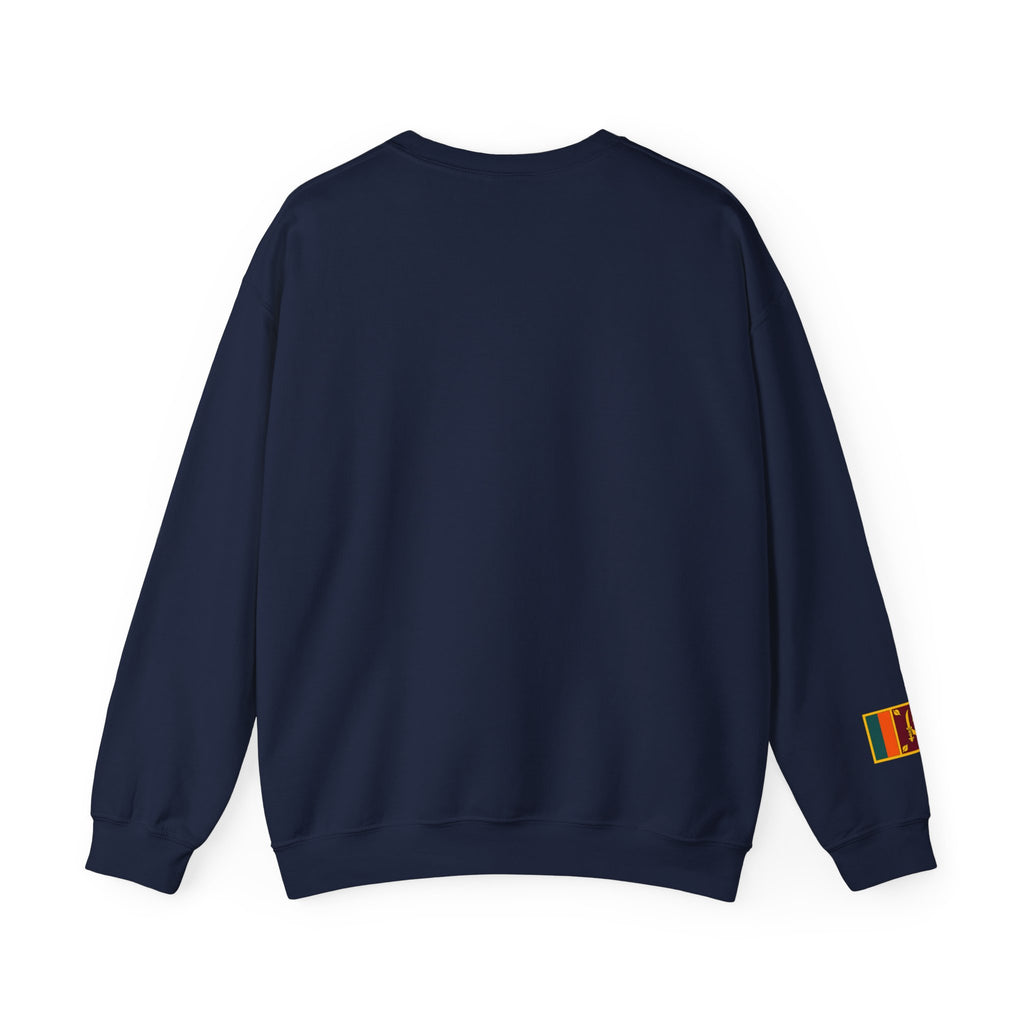 Sri Lanka Surf Crewneck Sweatshirt - Watercolor Stilt Fisherman Graphic
