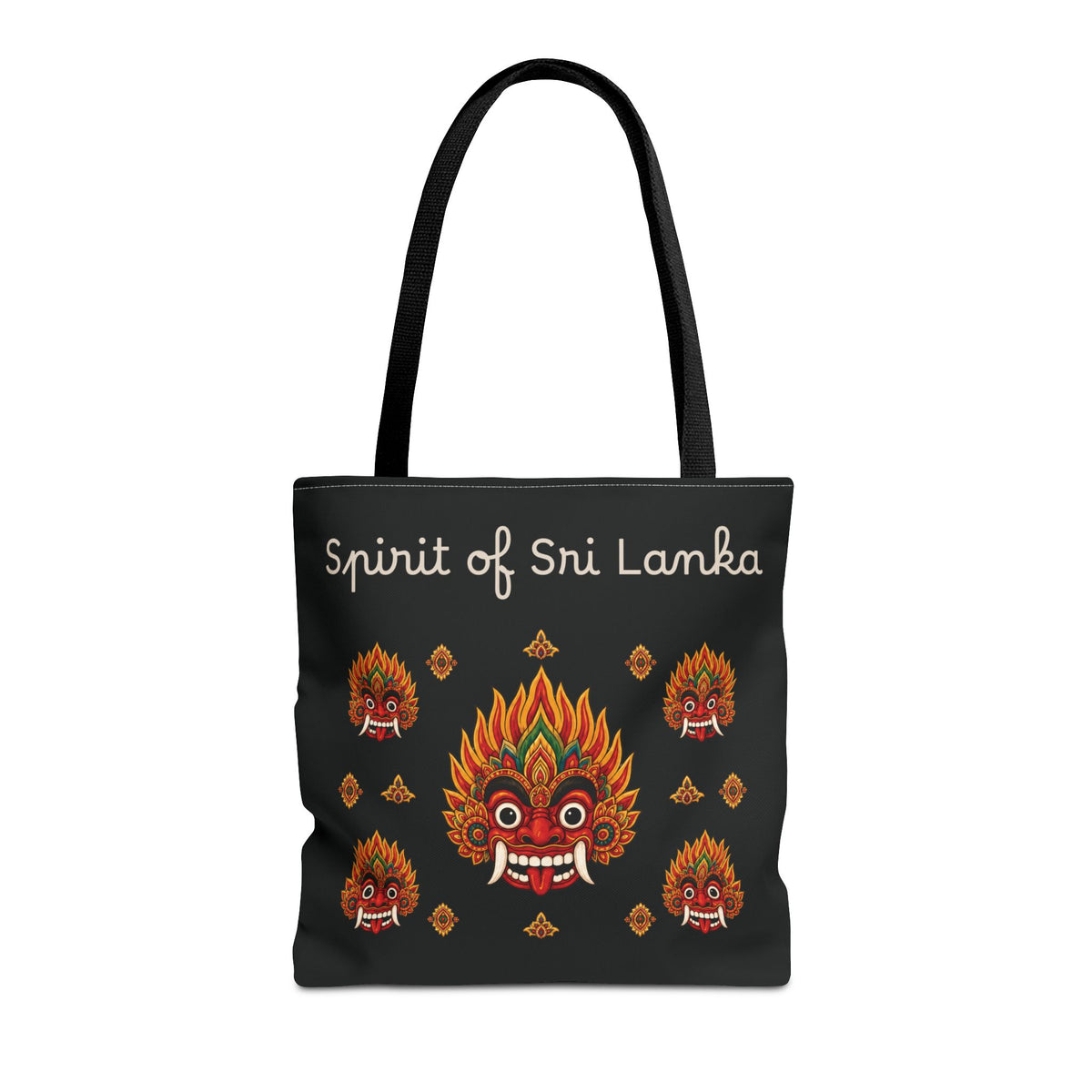 Sri Lankan Gift Tote Bag Spirit of Sri Lanka Raksha Mask Design