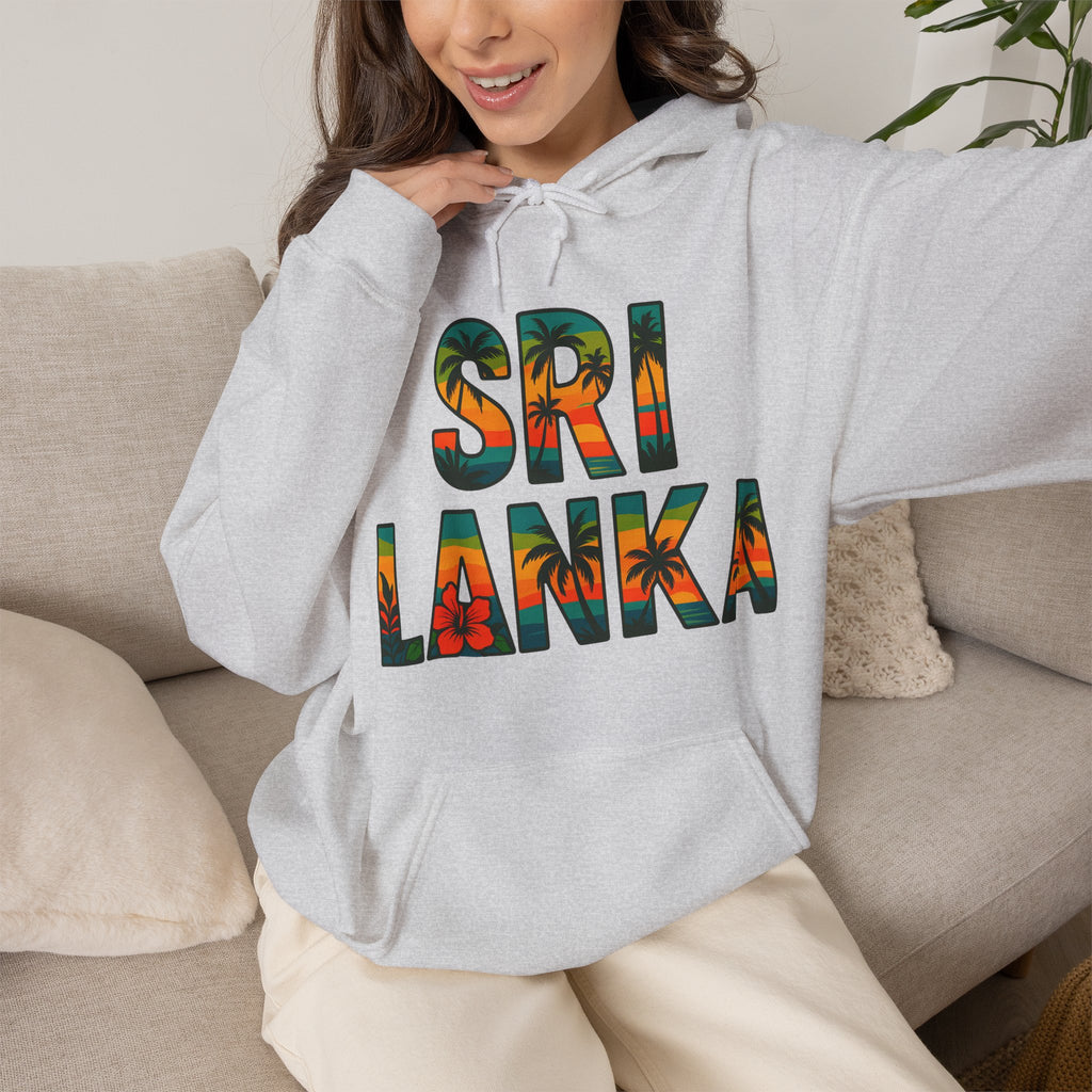 Sri Lanka Tropical Graphic Hoodie | Unisex Heritage Gift