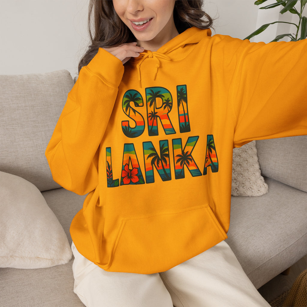 Sri Lanka Tropical Graphic Hoodie | Unisex Heritage Gift