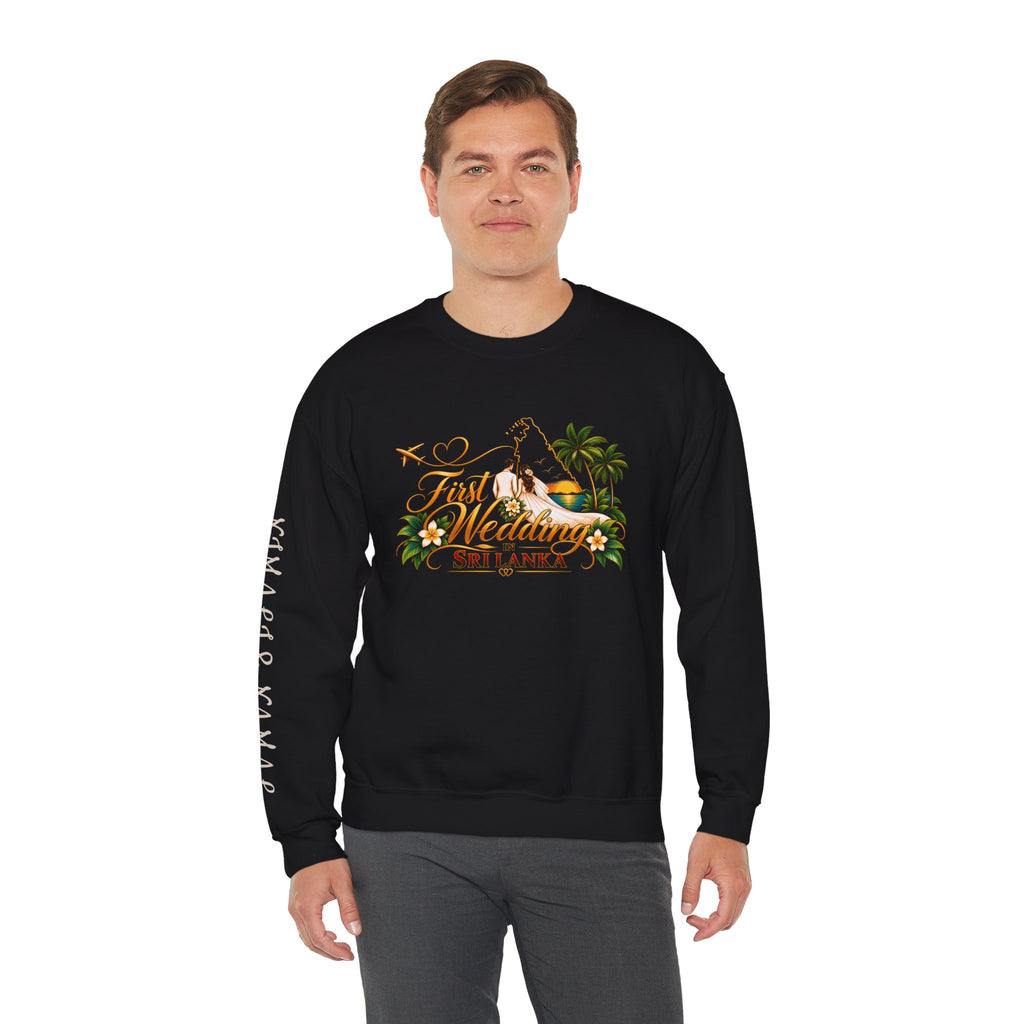 Personalized Sri Lanka Wedding Sweatshirt – Unisex Crewneck