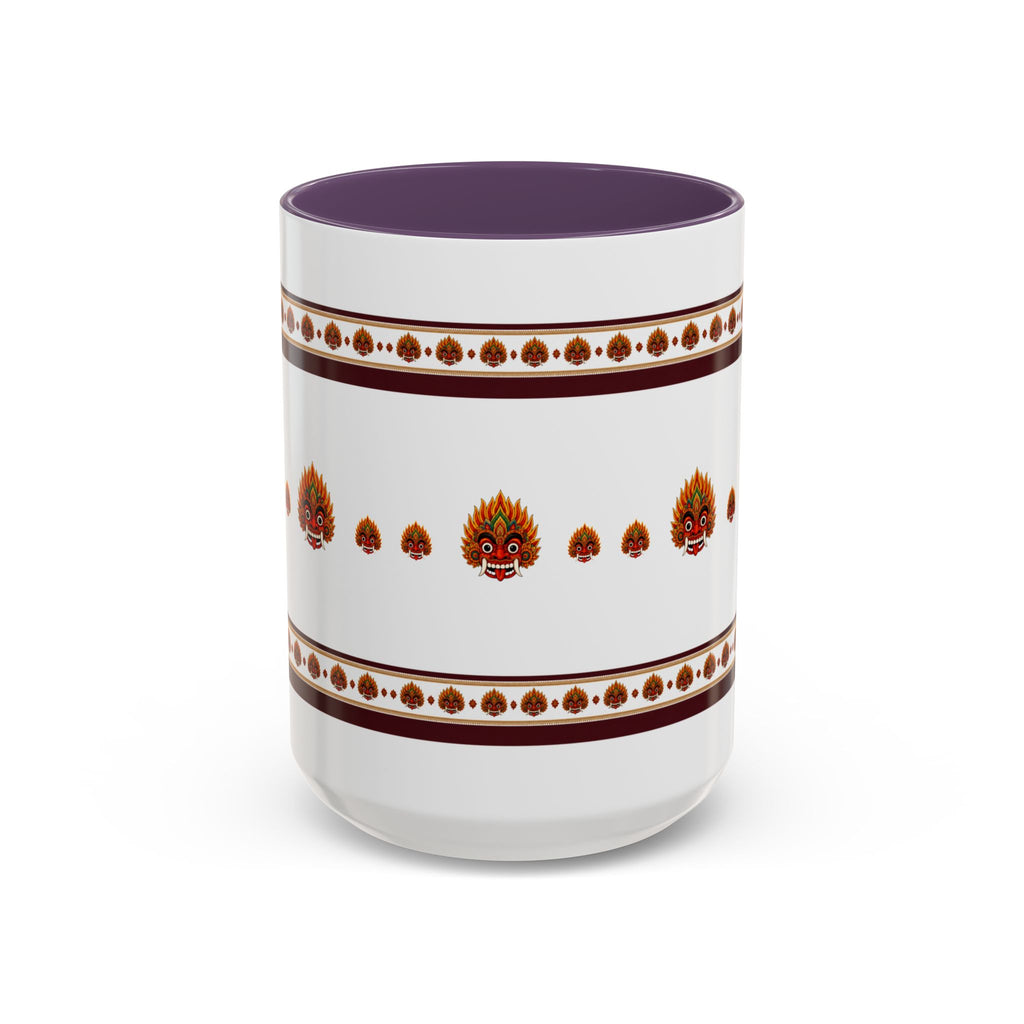 Raksha Mask Accent Coffee Mug Sri Lankan Design
