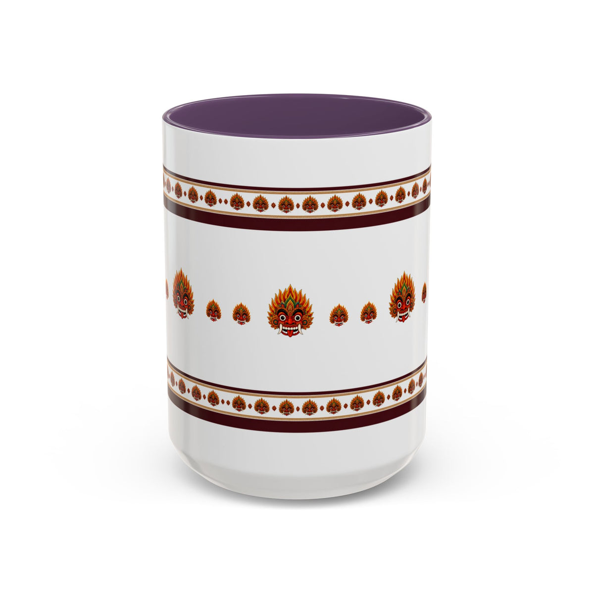 Raksha Mask Accent Coffee Mug Sri Lankan Design