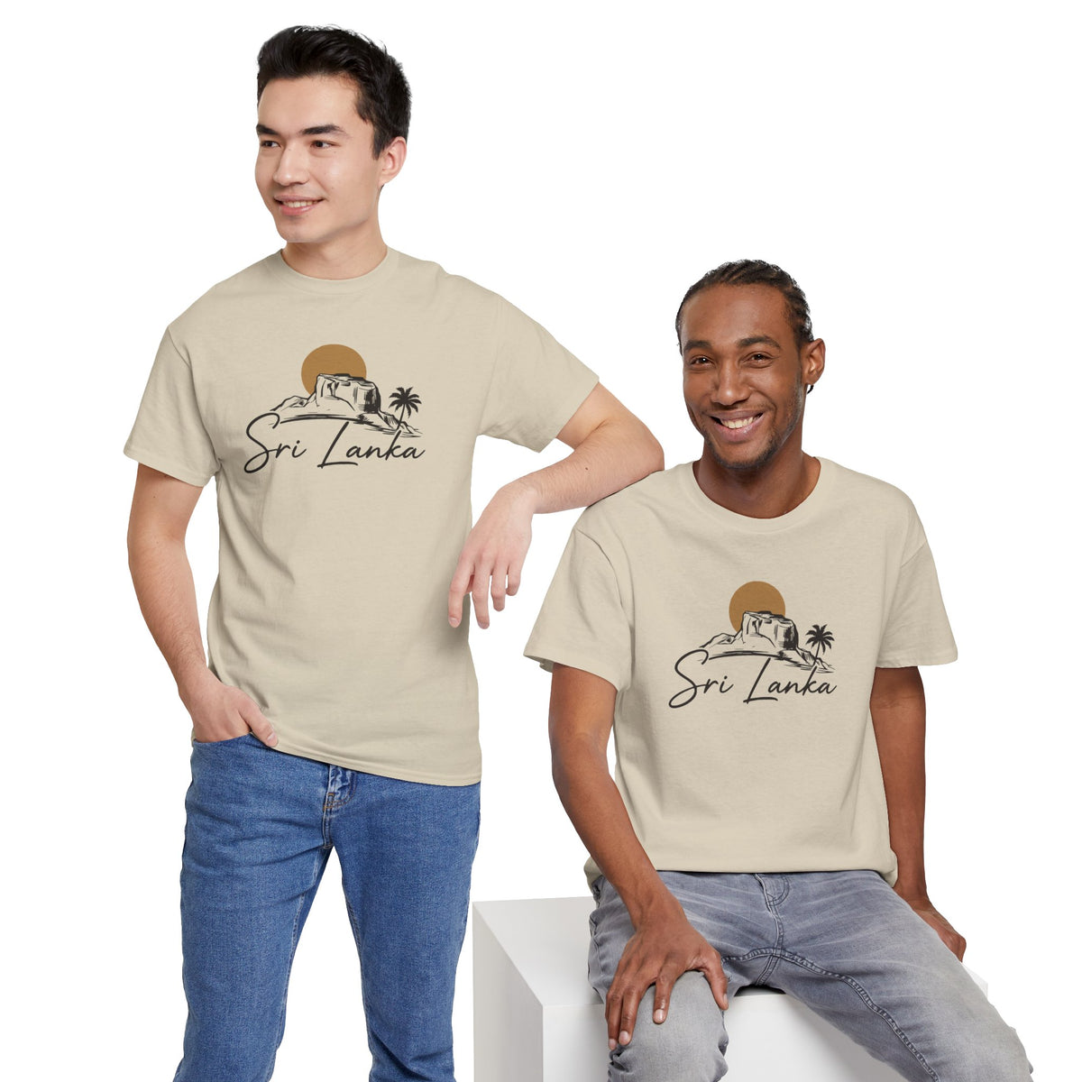 Sri Lanka Unisex T-Shirt  Coastal Travel Souvenir
