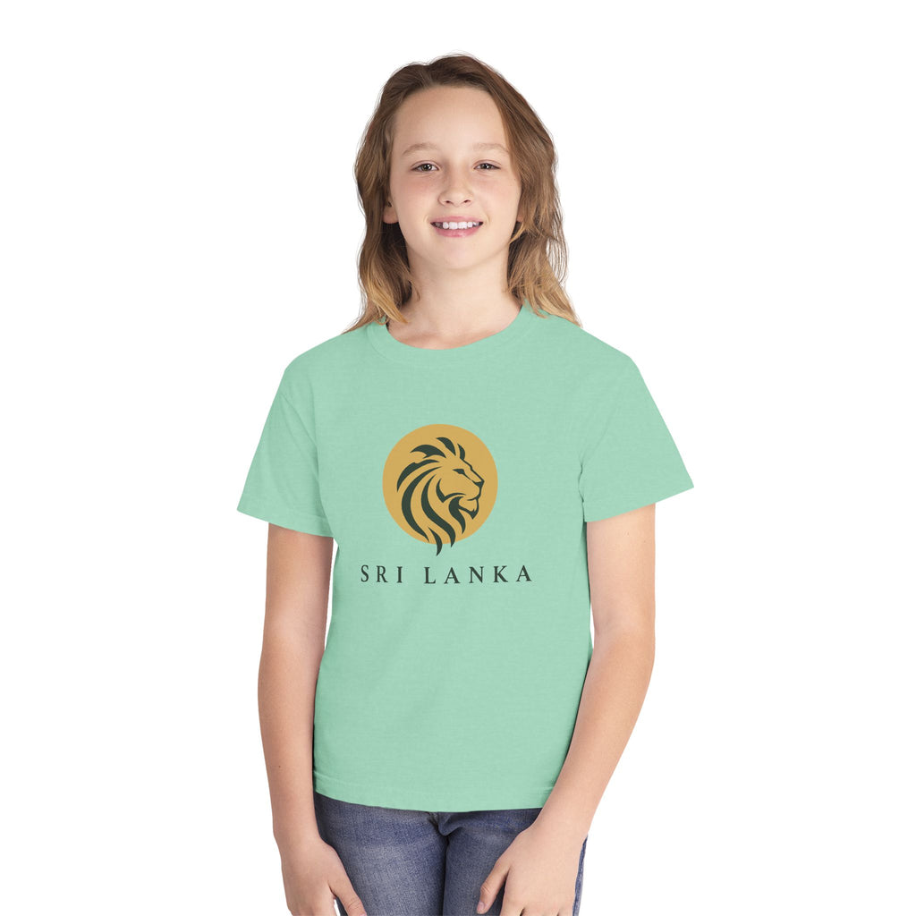 Sri Lanka Lion Kids’ T-Shirt | Garment-Dyed Cotton