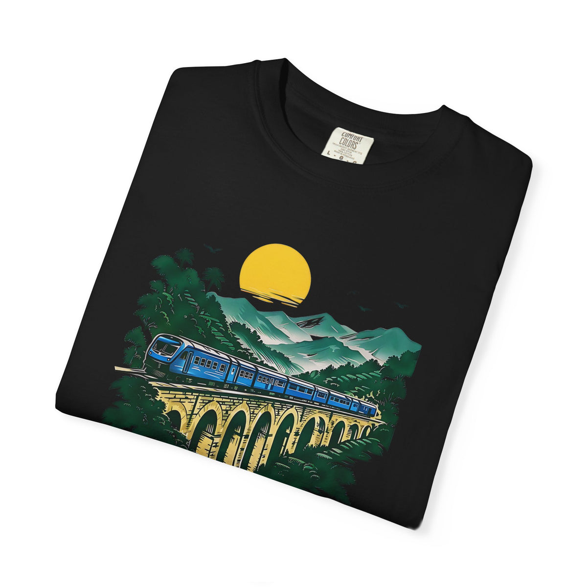 Sri Lanka Nine Arch Bridge Unisex T-Shirt Vintage Railway Tee