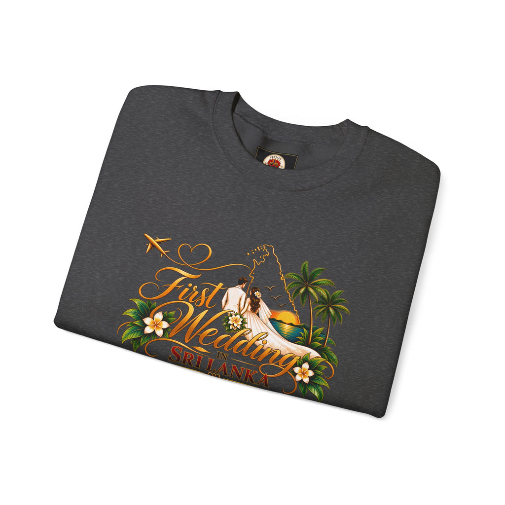 Personalized Sri Lanka Wedding Sweatshirt – Unisex Crewneck