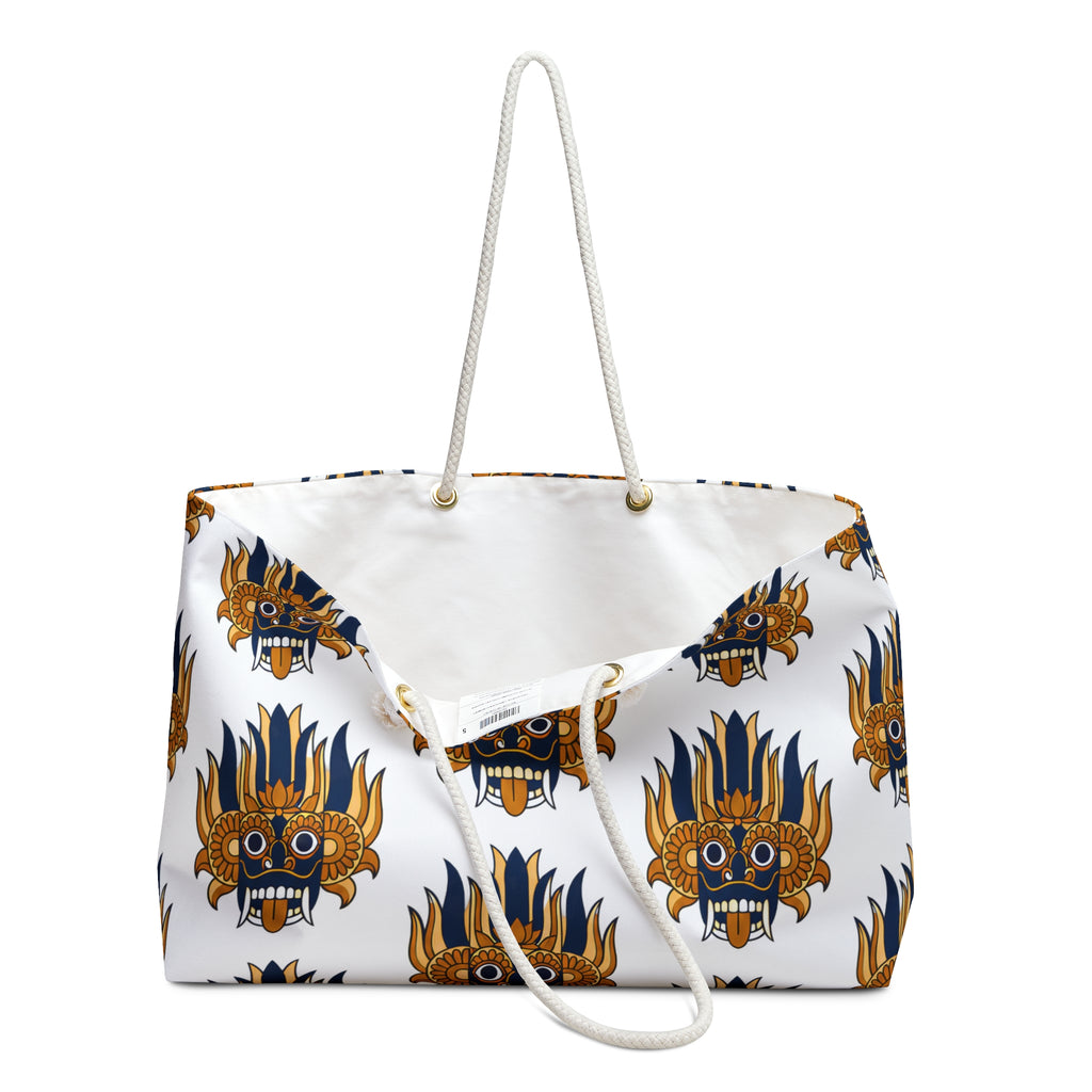 SriLanka Mask Pattern Weekender Bag