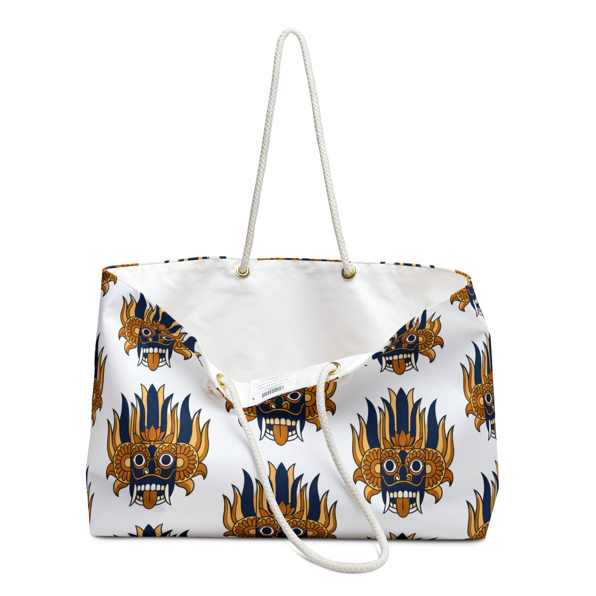 SriLanka Mask Pattern Weekender Bag