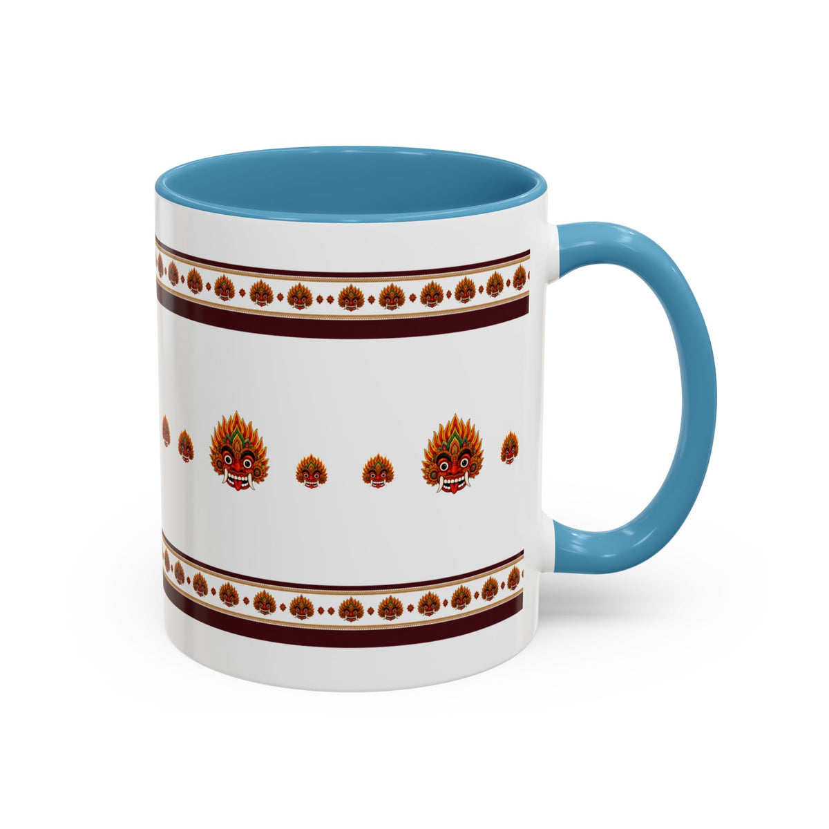 Raksha Mask Accent Coffee Mug Sri Lankan Design