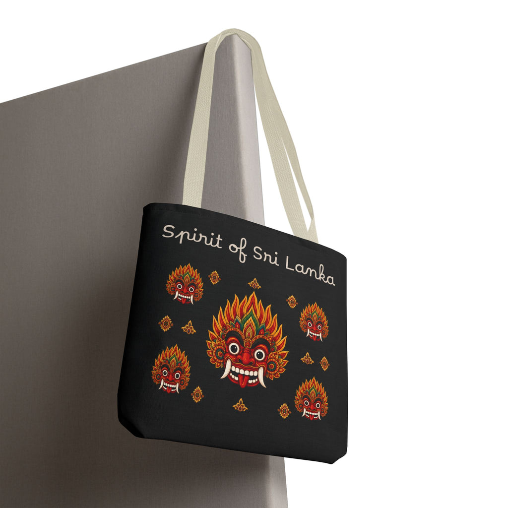 Sri Lankan Gift Tote Bag Spirit of Sri Lanka Raksha Mask Design