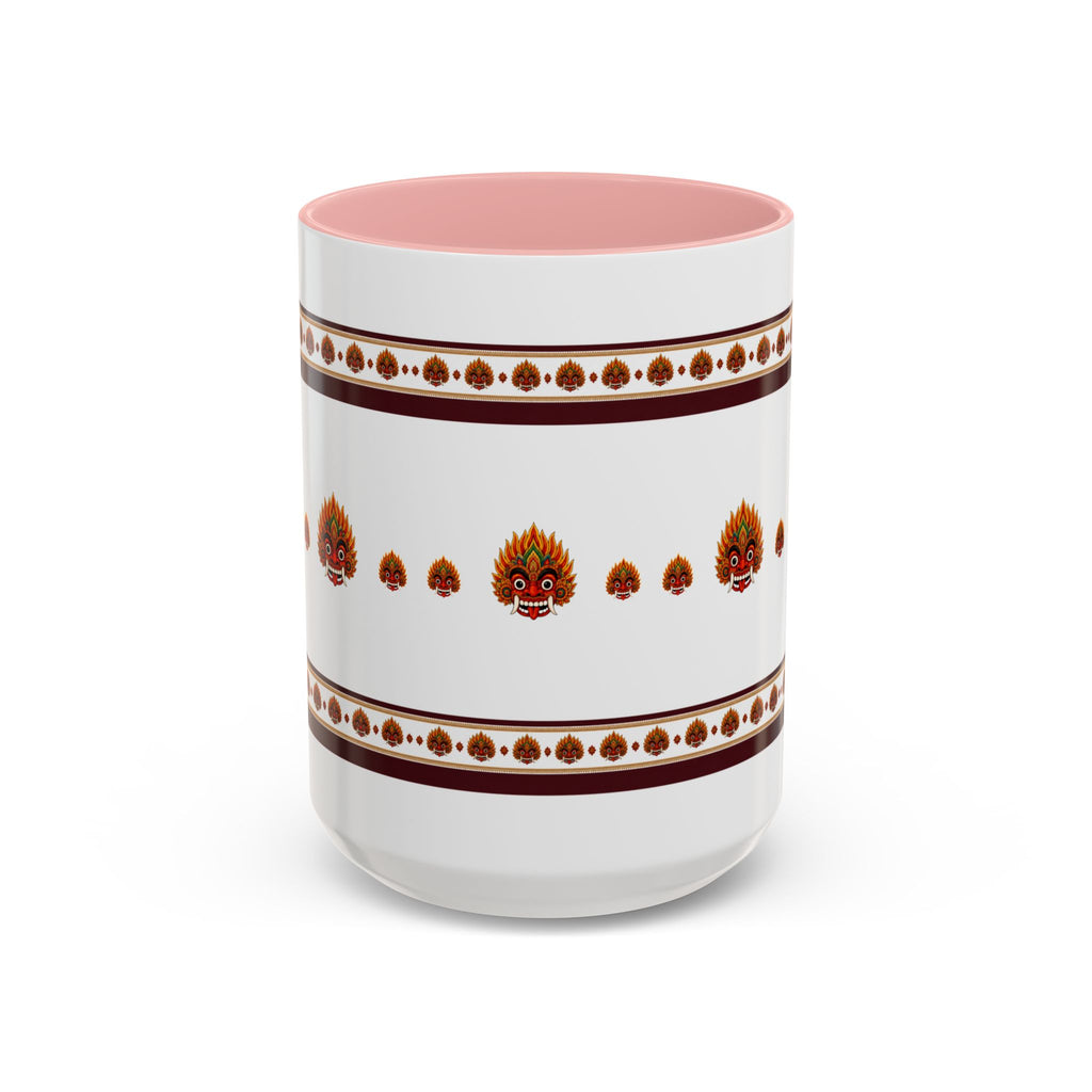 Raksha Mask Accent Coffee Mug Sri Lankan Design