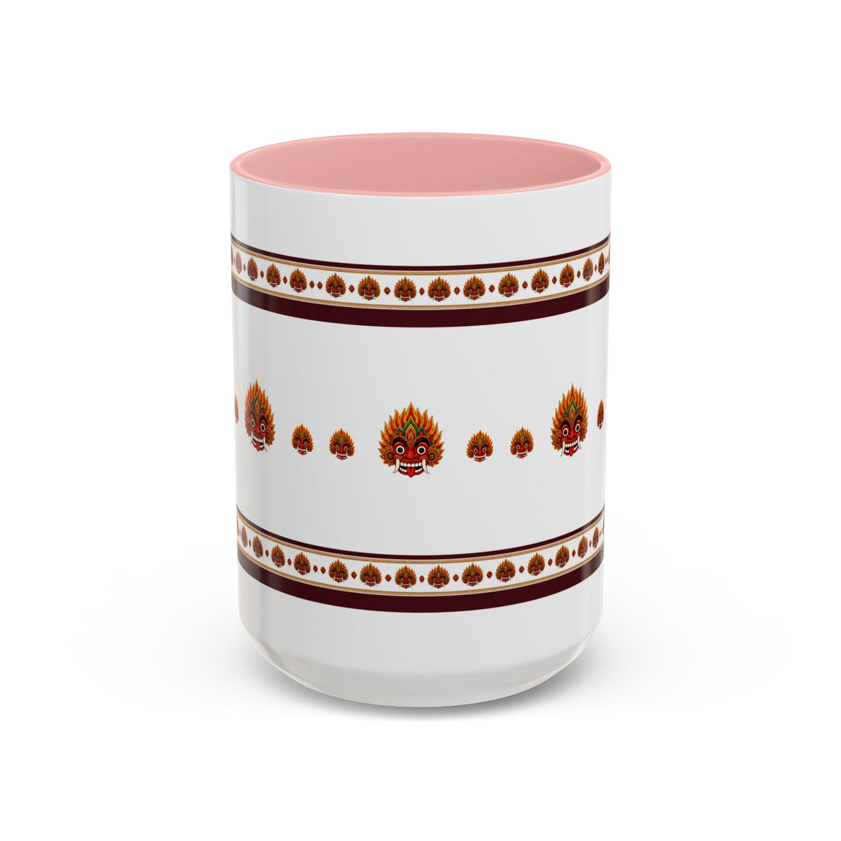 Raksha Mask Accent Coffee Mug Sri Lankan Design