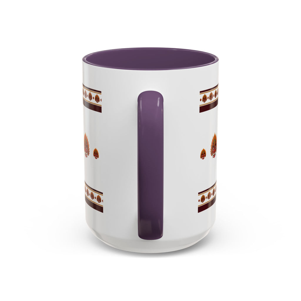 Raksha Mask Accent Coffee Mug Sri Lankan Design