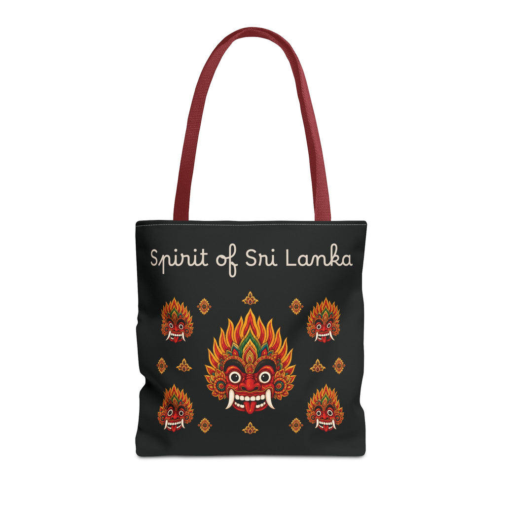 Sri Lankan Gift Tote Bag Spirit of Sri Lanka Raksha Mask Design
