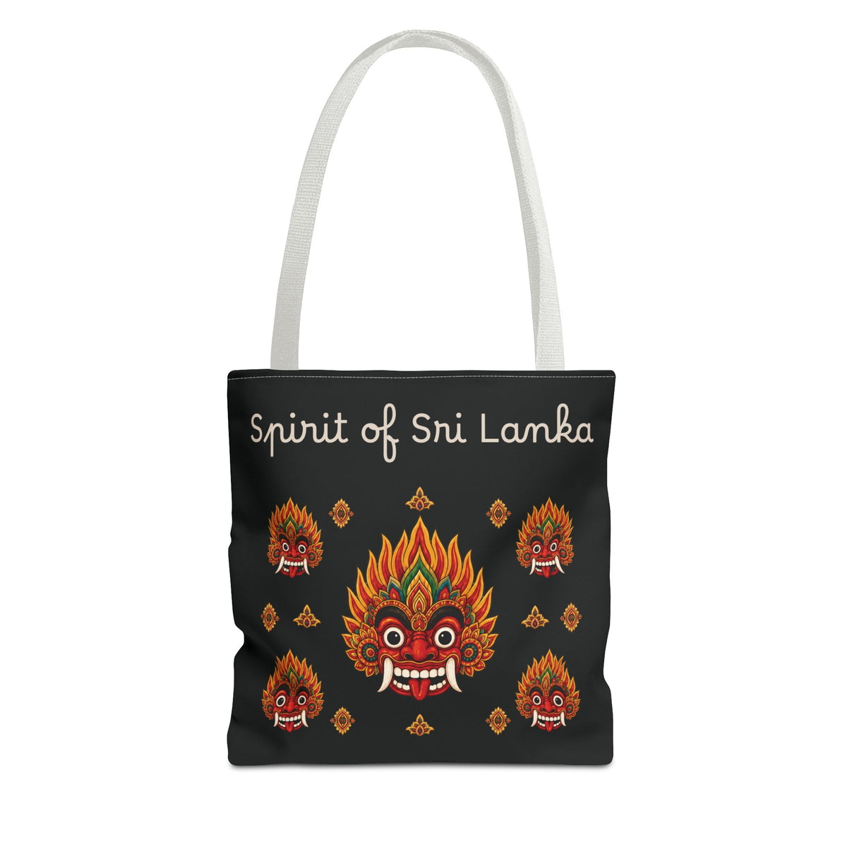 Sri Lankan Gift Tote Bag Spirit of Sri Lanka Raksha Mask Design