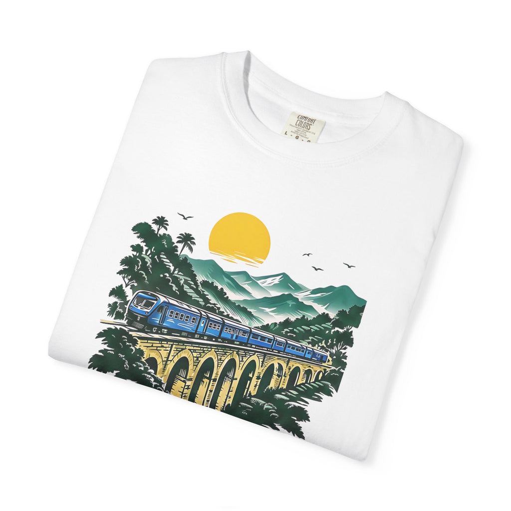 Sri Lanka Nine Arch Bridge Unisex T-Shirt Vintage Railway Tee