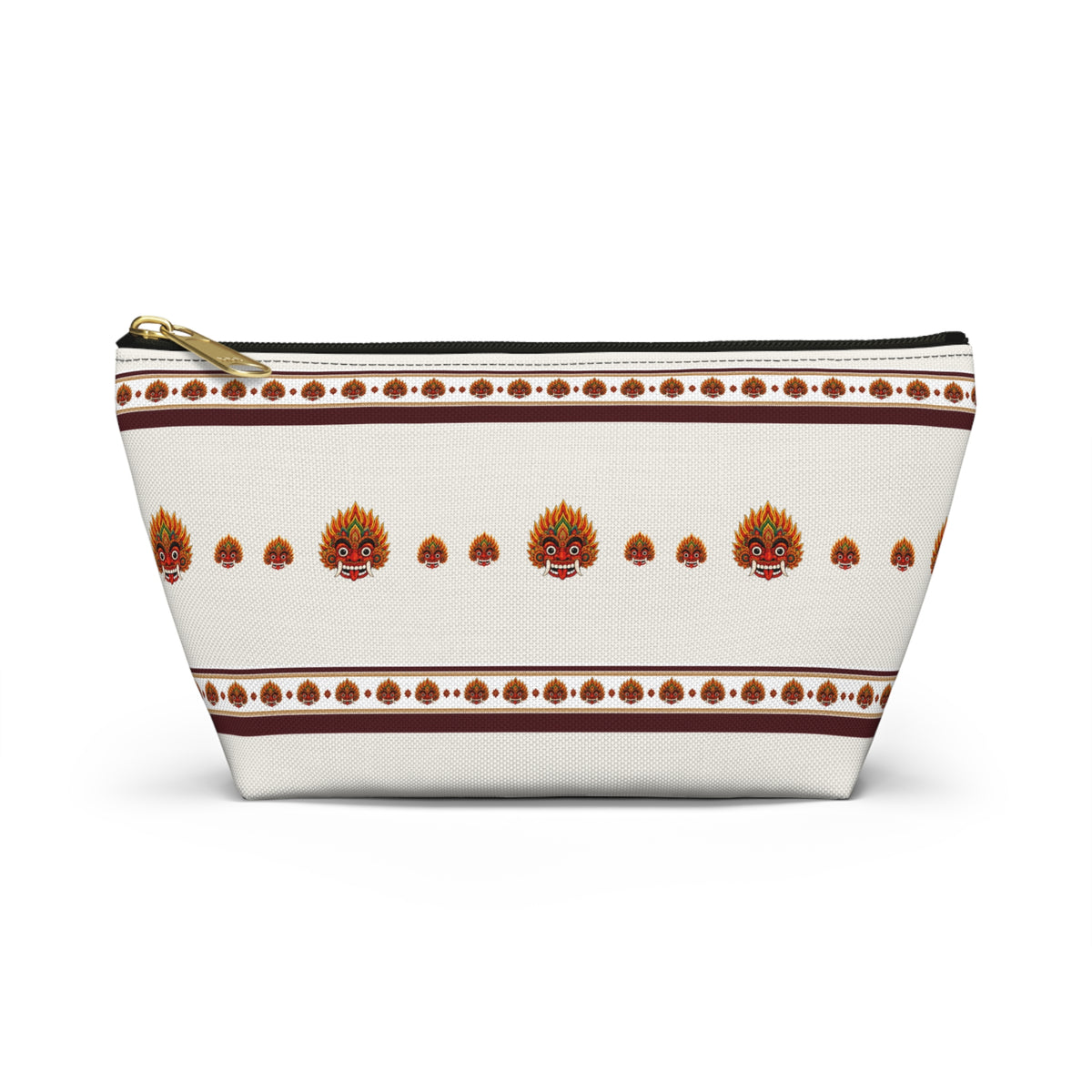 Sri Lankan Gift Cosmetic Pouch Raksha Mask Design