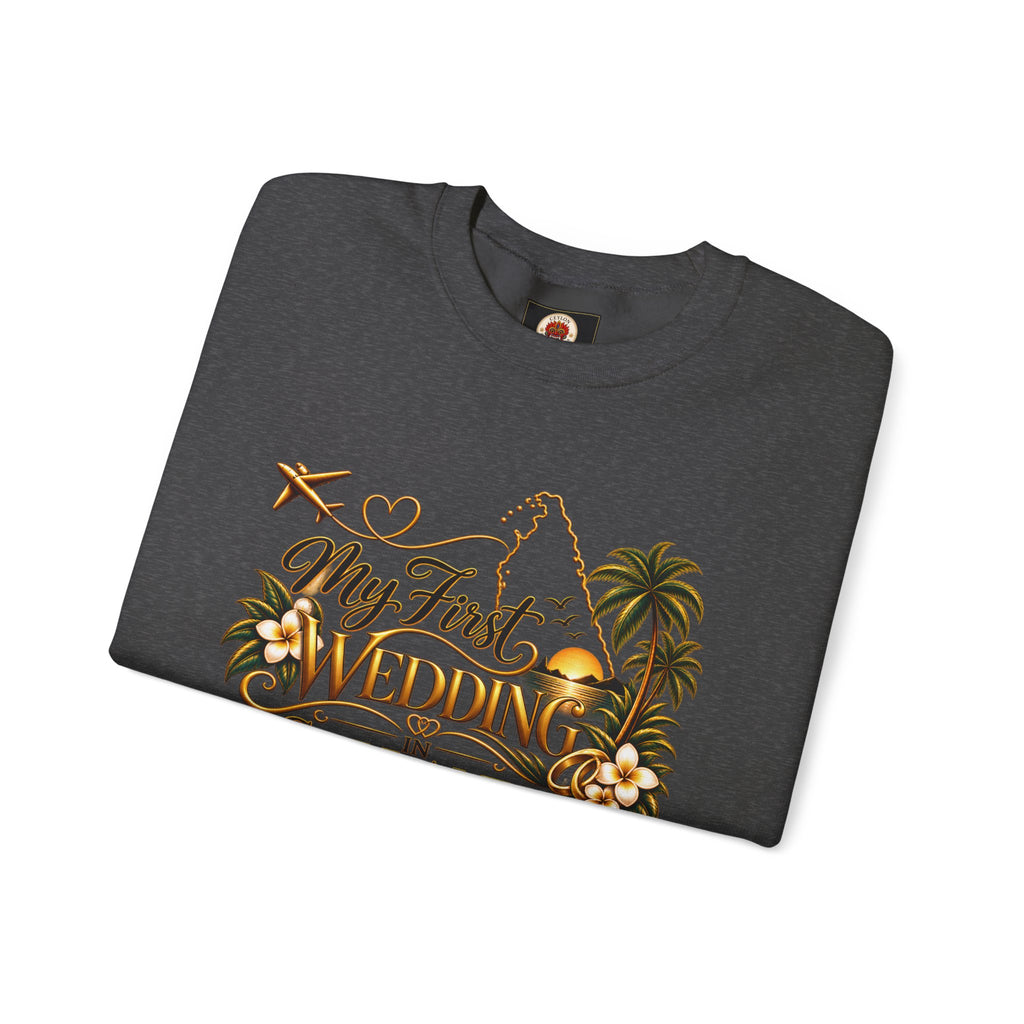 Personalized Sri Lanka Wedding Sweatshirt | Name on Right Sleeve