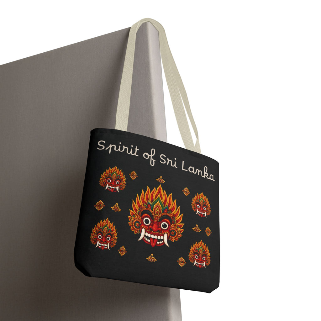 Sri Lankan Gift Tote Bag Spirit of Sri Lanka Raksha Mask Design