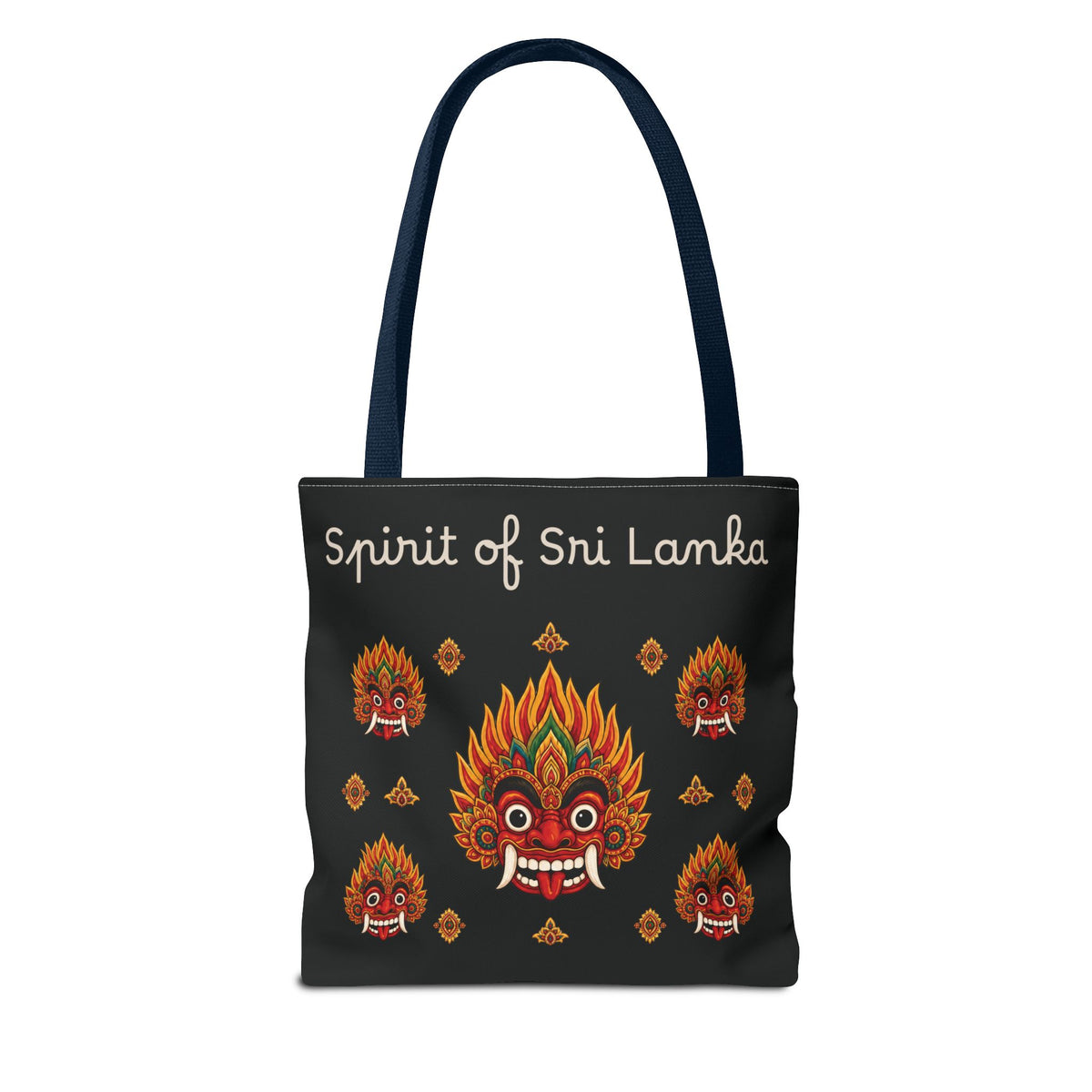 Sri Lankan Gift Tote Bag Spirit of Sri Lanka Raksha Mask Design