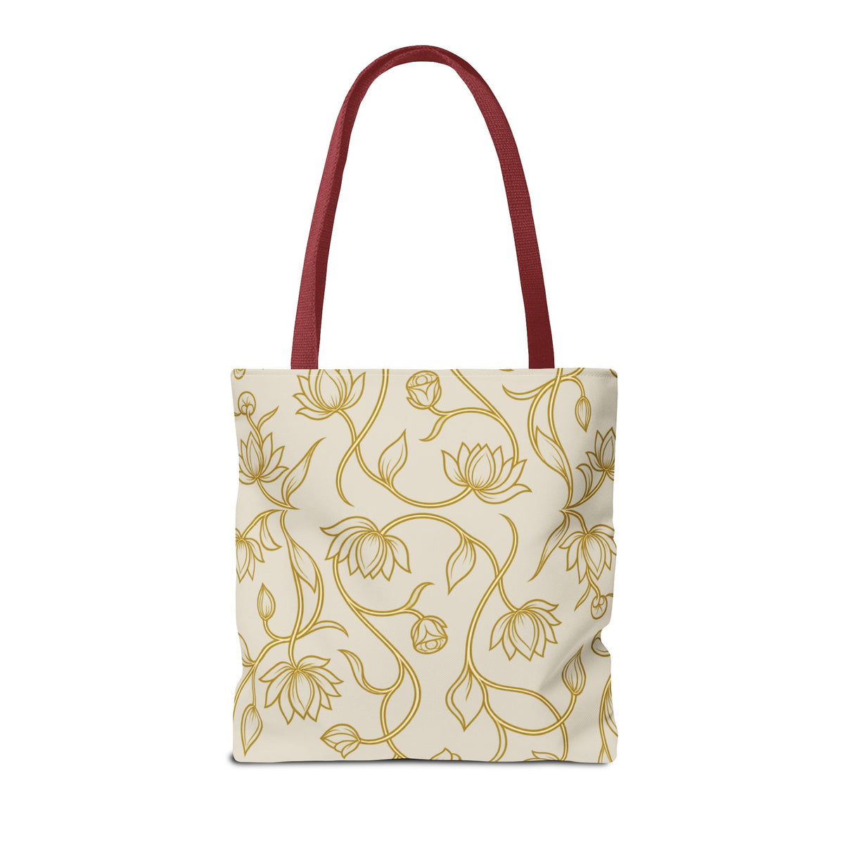 Ceylon Lotus Tote Bag Sri Lankan Temple Flower Canvas Shopper
