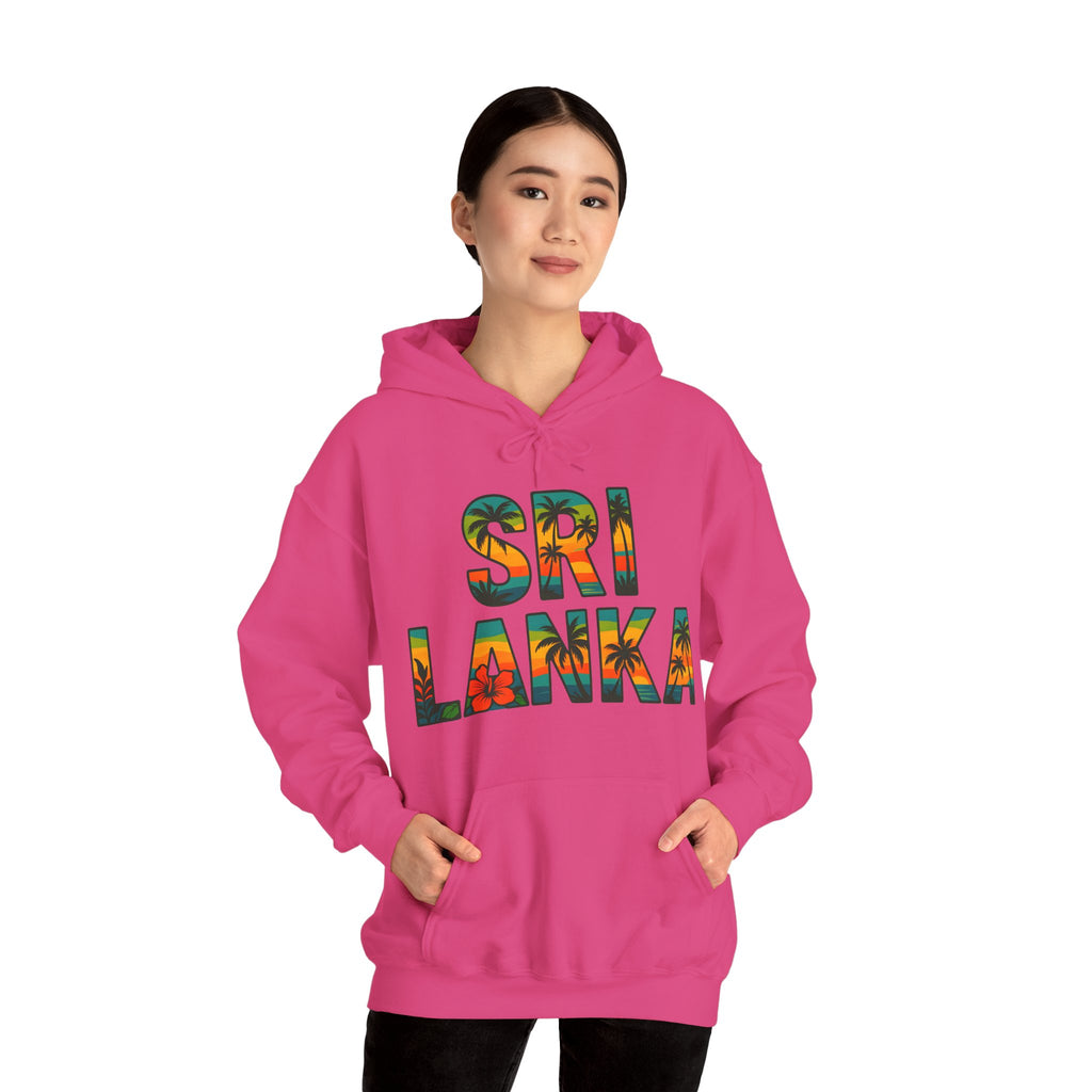 Sri Lanka Tropical Graphic Hoodie | Unisex Heritage Gift
