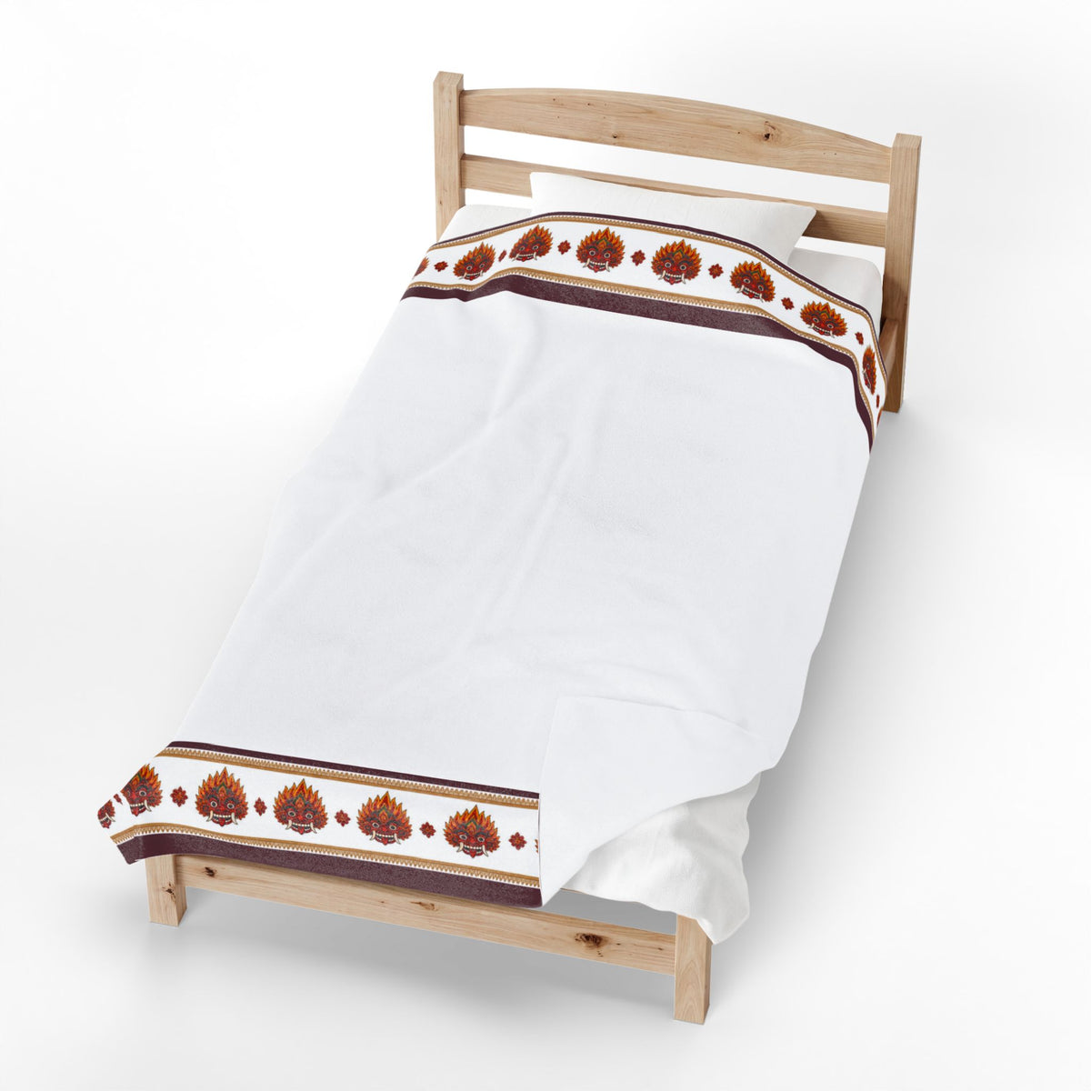 Raksha Mask Blanket Velveteen Plush