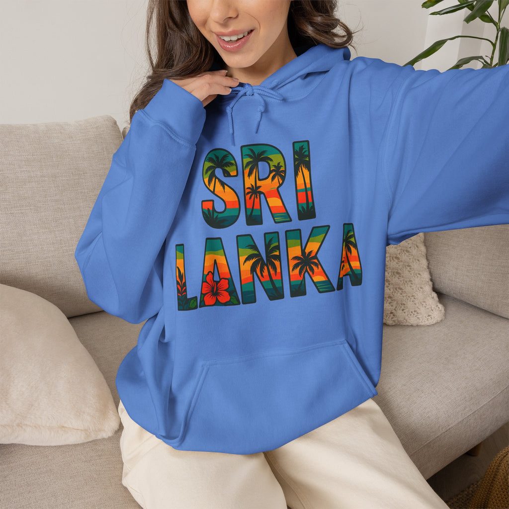 Sri Lanka Tropical Graphic Hoodie | Unisex Heritage Gift
