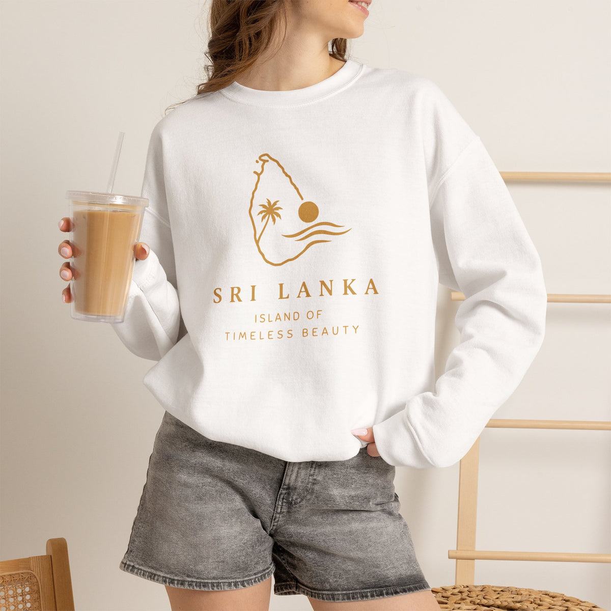Sri Lanka Sunset Unisex Crewneck Sweatshirt Island Beauty