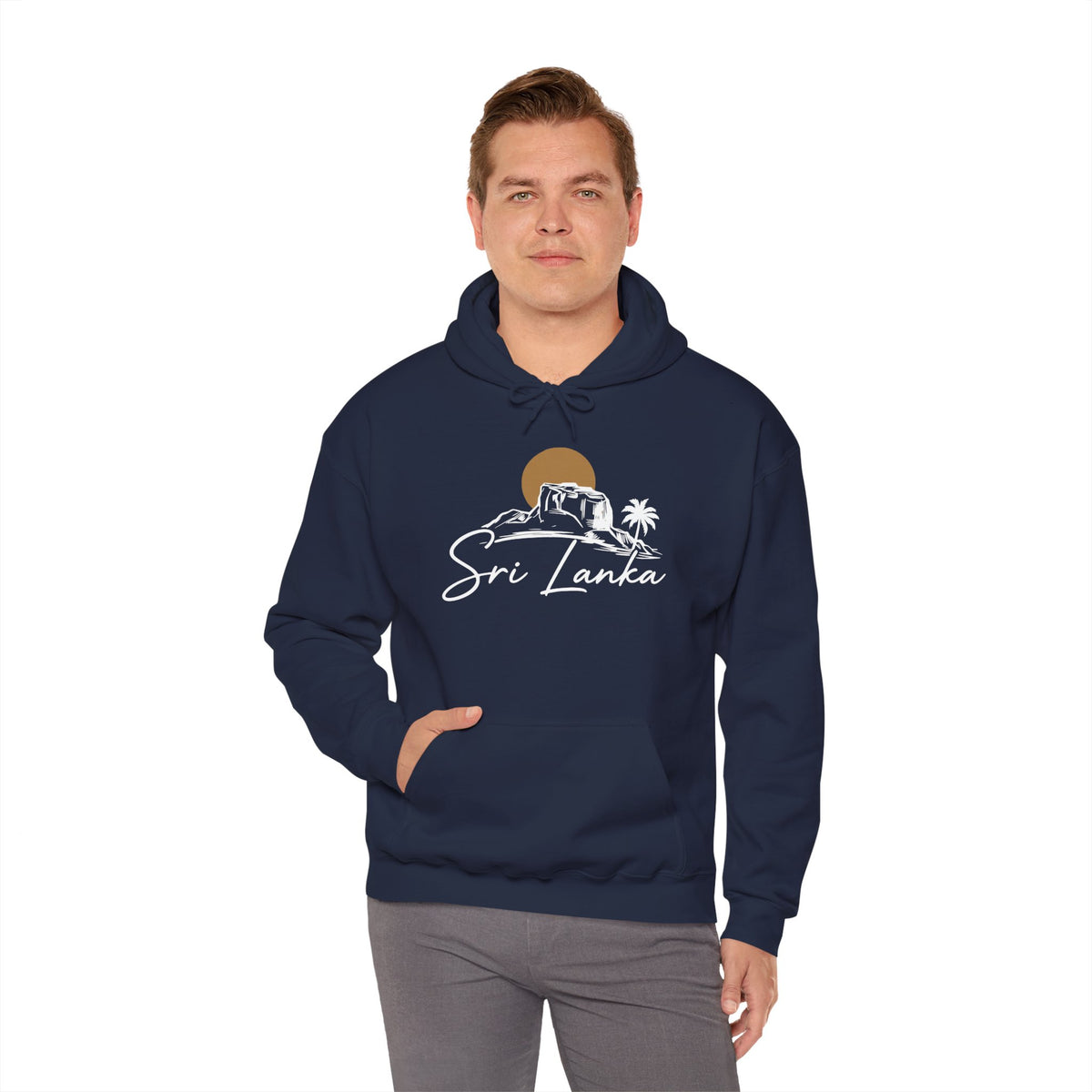 Sri Lanka Sunset Unisex Hoodie Palm Tree Beach Sweatshirt