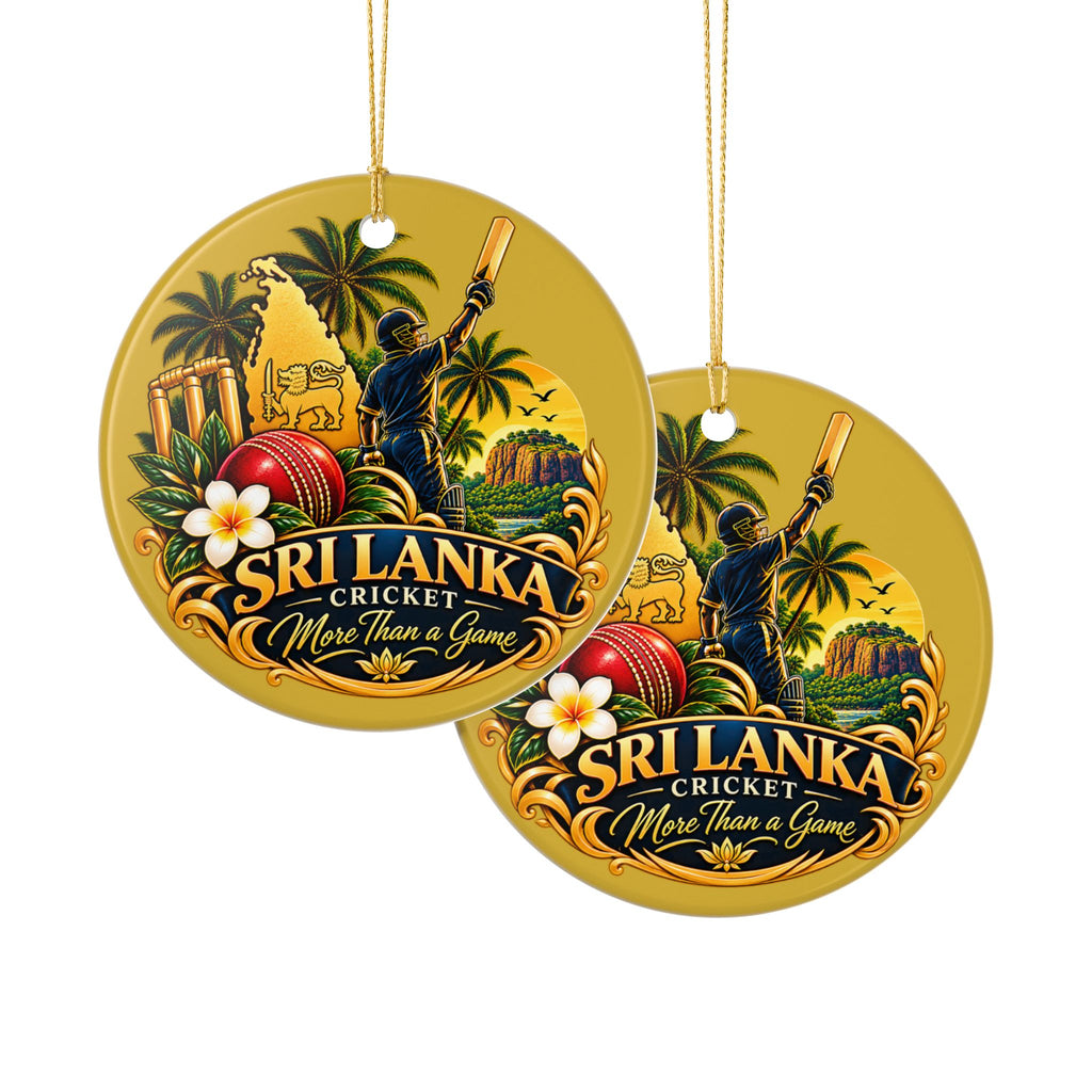 Sri Lanka Cricket Ceramic Ornament | More Than a Game Gift